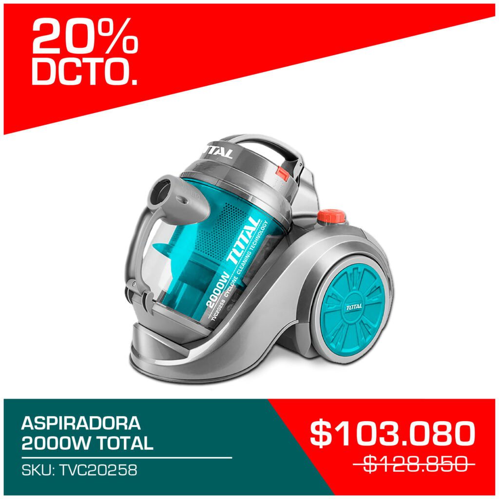 Aspiradora 2000w Total Herramientas