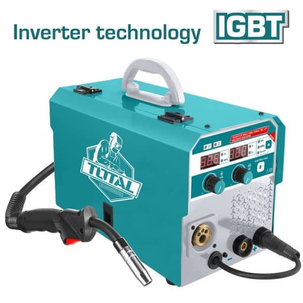 Máquina de Soldar Inverter 160 A MAG/MIG/MMA/TIG Total