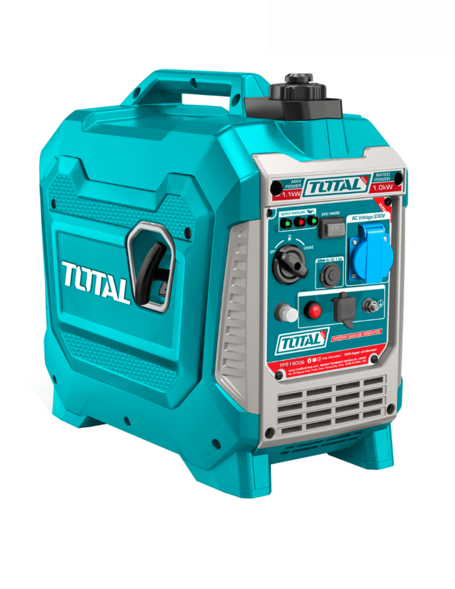 Generador De Gasolina Inverter Total 1.100w