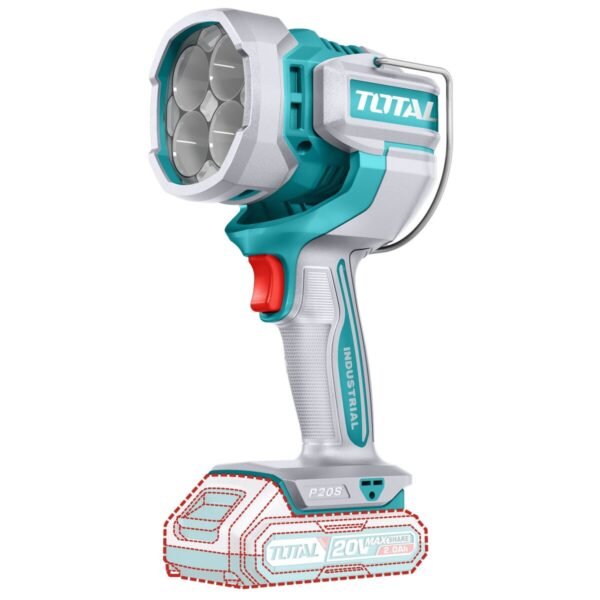 Kit Taladro Percutor, Atornillador de Impacto, Esmeril, Lámpara, Linterna Total 20v