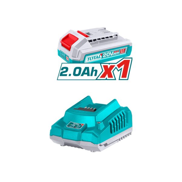 Soplador Inalambrico  Litio-ion 20V con Bateria y Cargador Total