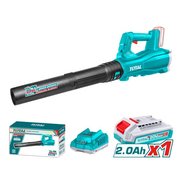 Soplador Inalambrico  Litio-ion 20V con Bateria y Cargador Total