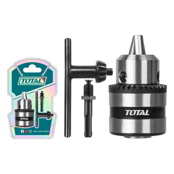 Mandril para Taladro 13mm con Adaptador Total