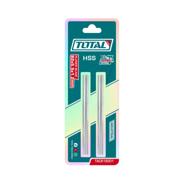 Hoja para Cepilladora Eléctrica 82×5.5×1.2mm hss Total