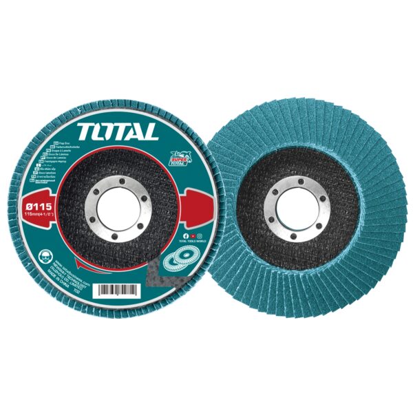 Disco Traslapado 115mm p60 zirconium para Metal Total
