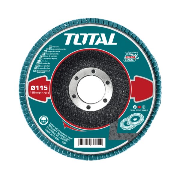 Disco Traslapado 115mm p60 zirconium para Metal Total