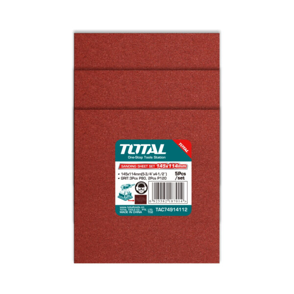 Lija para Lijadora 145x114mm 5 Piezas Total