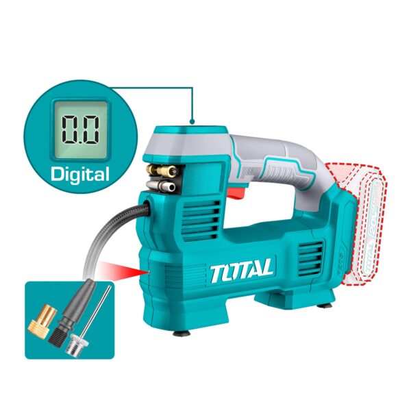 Compresor Auto Inalámbrico 20V 160psi Total