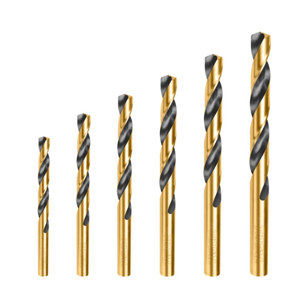 Juego Brocas 6 Piezas para Metal hss Total