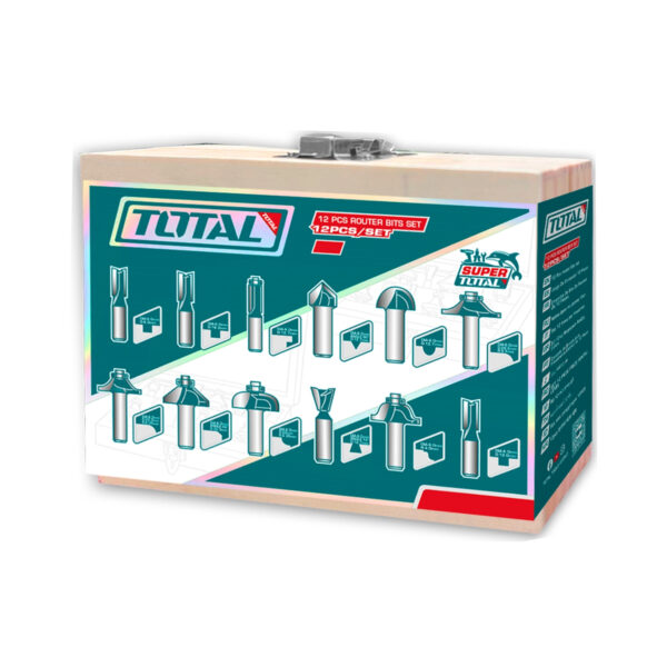 Juego de Fresas para Router 12 Piezas 8mm Total