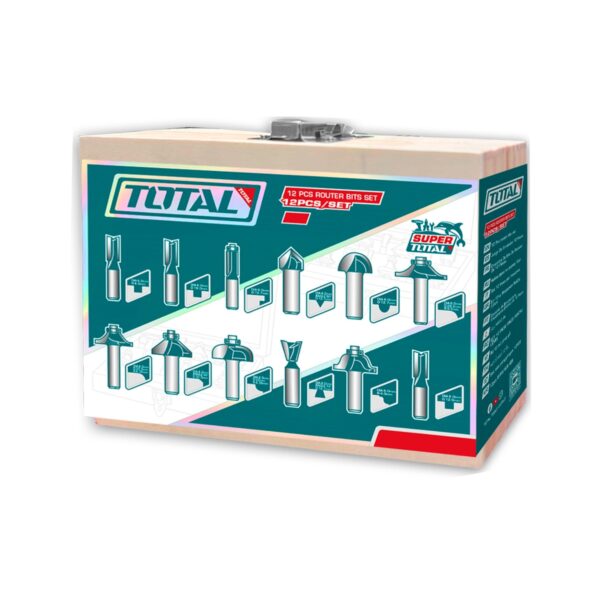 Juego de Fresas para Router 12 Piezas 12mm Total