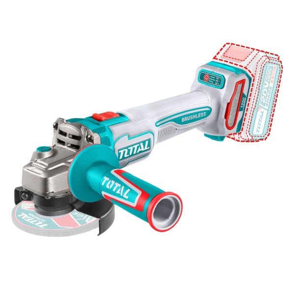 Esmeril Angular 20V 115mm con Discos, Batería y Cargador Total