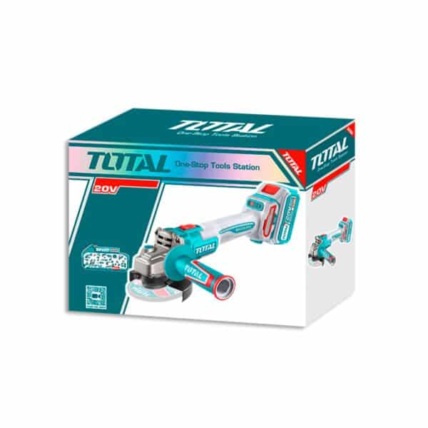 Esmeril Angular Inalambrico 20V 115mm 900W Bateria y Cargador Total