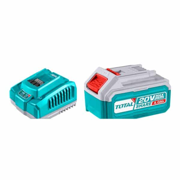 Esmeril Angular Inalámbrico 20V 115mm 1000W Batería y Cargador Total
