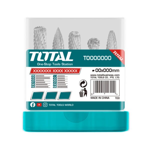 Juego de Fresas Rotativas carburo tungsteno 5 Piezas
