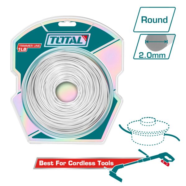 Hilo Nylon para Orilladora 2.0mm 1lb Total