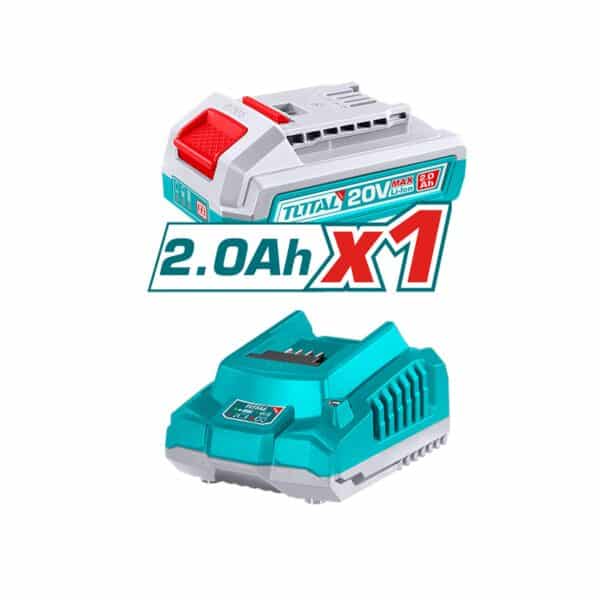 Clavadora para Acabado Inalámbrica 35mm 20V Cargador y Batería Total