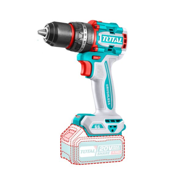 Kit Taladro Impacto y Esmeril Inalámbrico 20V Total