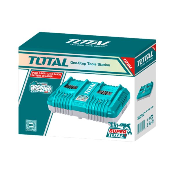 Cargador Inteligente Doble 20V 4a Total