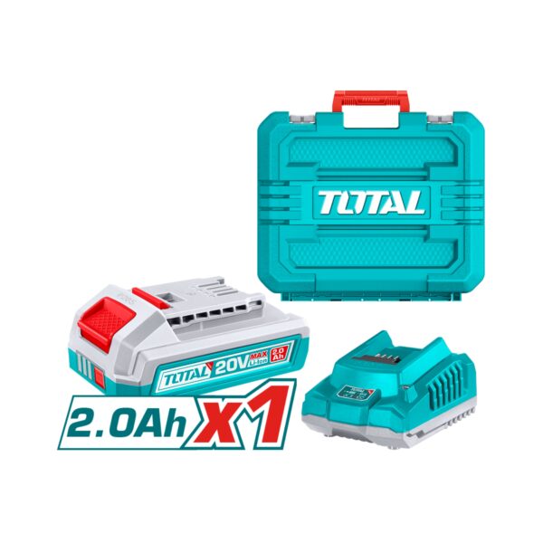 Grapadora Inalámbrica 40mm 20V con Cargador y Batería Total
