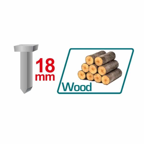 Clavadora Concreto Inalambrica 18mm 20V Cargador y Bateria Total
