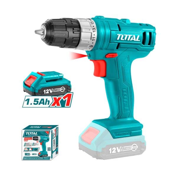 Taladro Inalámbrico 12V 0-600/min Litio Ion Total