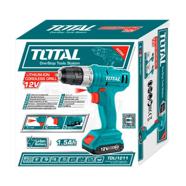 Taladro Inalámbrico 12V 0-600/min Litio Ion Total