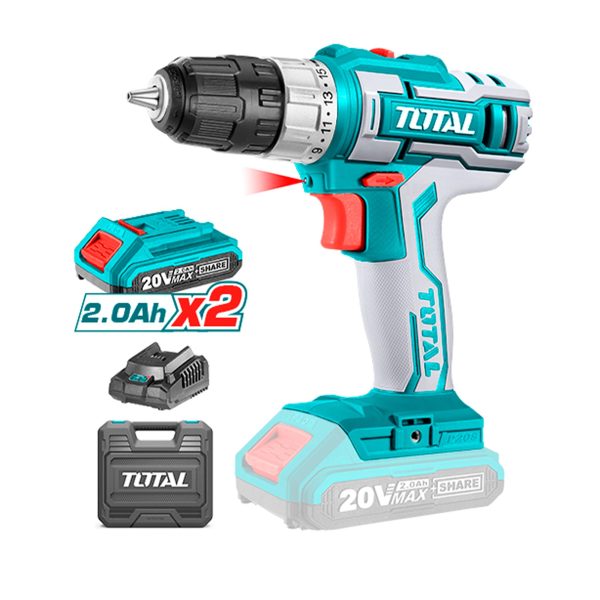 Taladro Inalámbrico 20V 10 mm Litio Ion Total