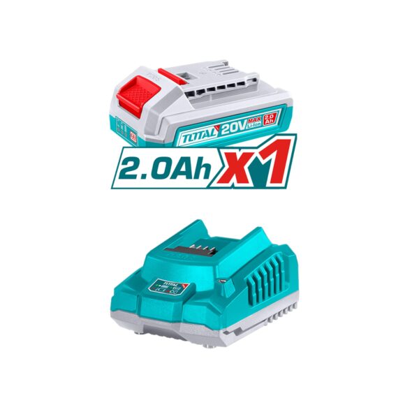 Taladro Inalambrico 13mm 20V 55nm con Bateria y Cargador Total