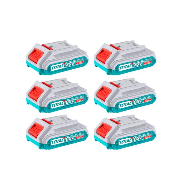 Kit Baterías y Cargador 20V 2.0ah 6 Piezas Total