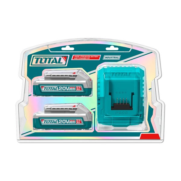 Kit Cargador y 2 Baterías 20V 2Ah Total