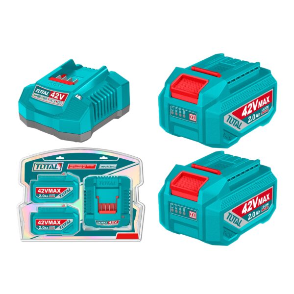 Kit batería y cargador de batería P42M 42V Total