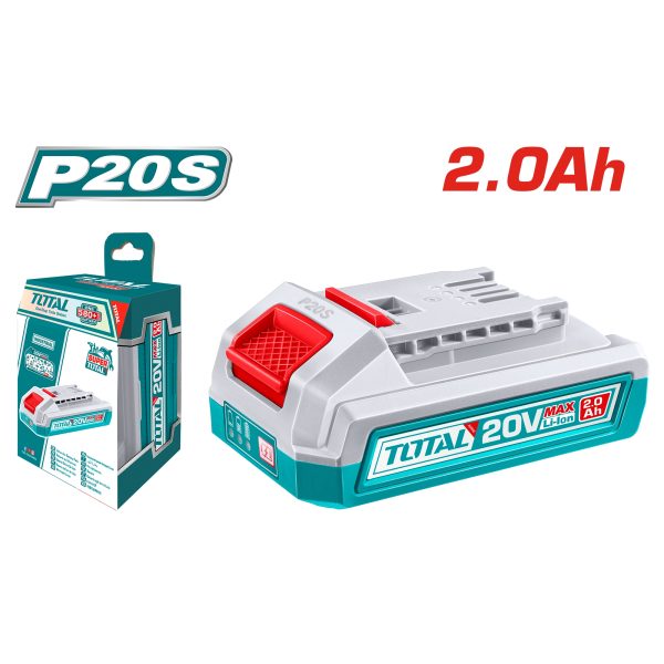Batería de Litio Ion 20V 2.0Ah P20S Led Total
