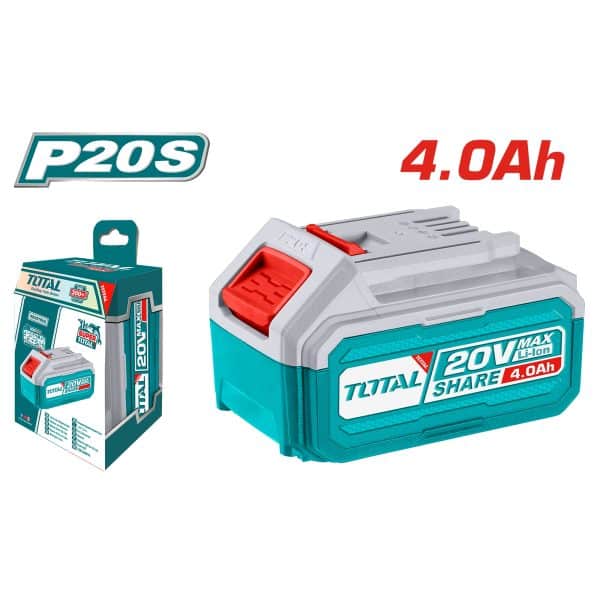 Batería de Litio Ion 20V 4.0Ah P20S Total