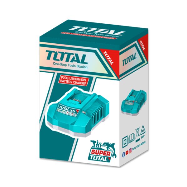 Cargador de Bateria Inteligente 20V 4A Total