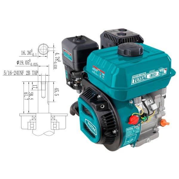 Motor Estacionario 6.5 HP Total
