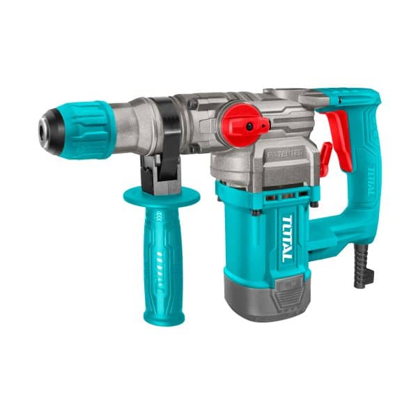 Rotomartillo SDS Plus 1050W con 3 Brocas y 2 Cinceles Total