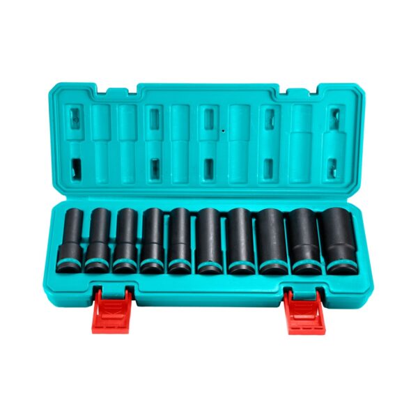 Juego Dados Largos de Impacto 10 Piezas 1/2″ Total