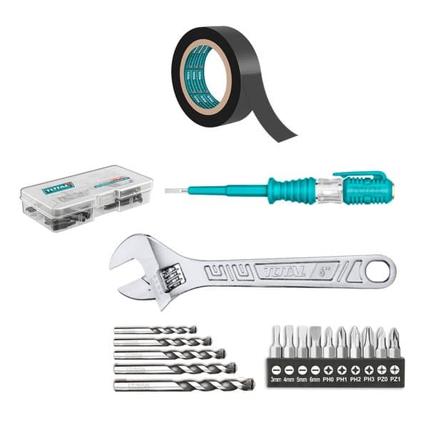 Kit Herramientas con Taladro 115 piezas Total