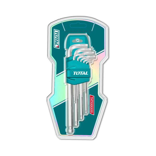 Juego Llave Allen punta bola 9 Piezas XL Total