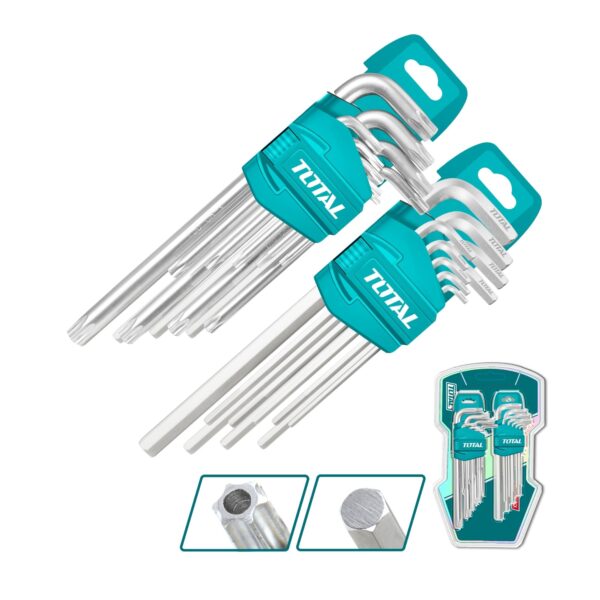 Juego Llave Allen y Torx 18 Piezas Total