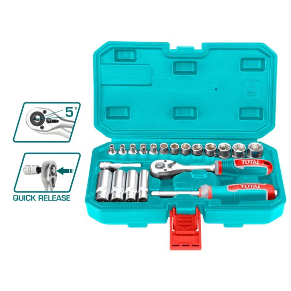 Juego Dados 20  Piezas 1/4″ Total