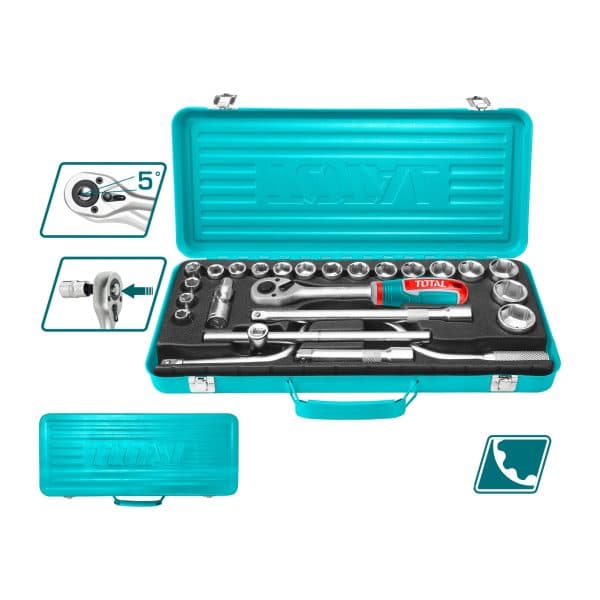 Juego de Dados 1/2″ 24 Piezas Total