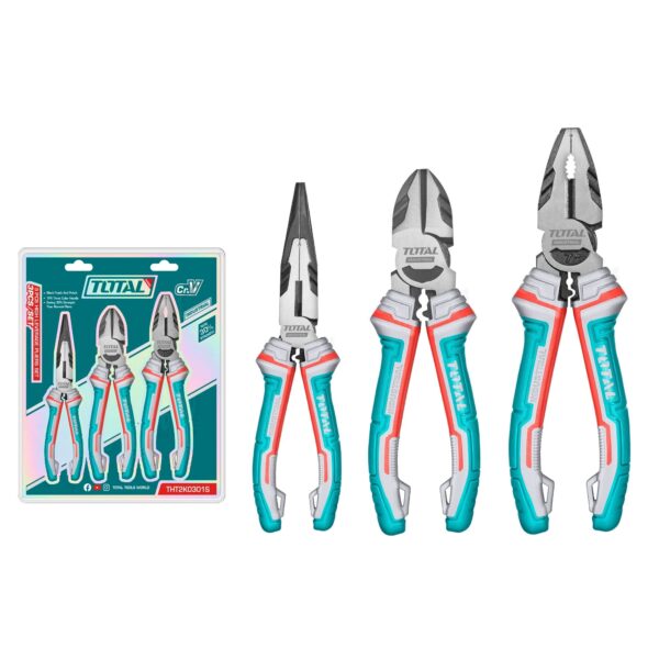 Juego Alicates por 3  Piezas industrial Total