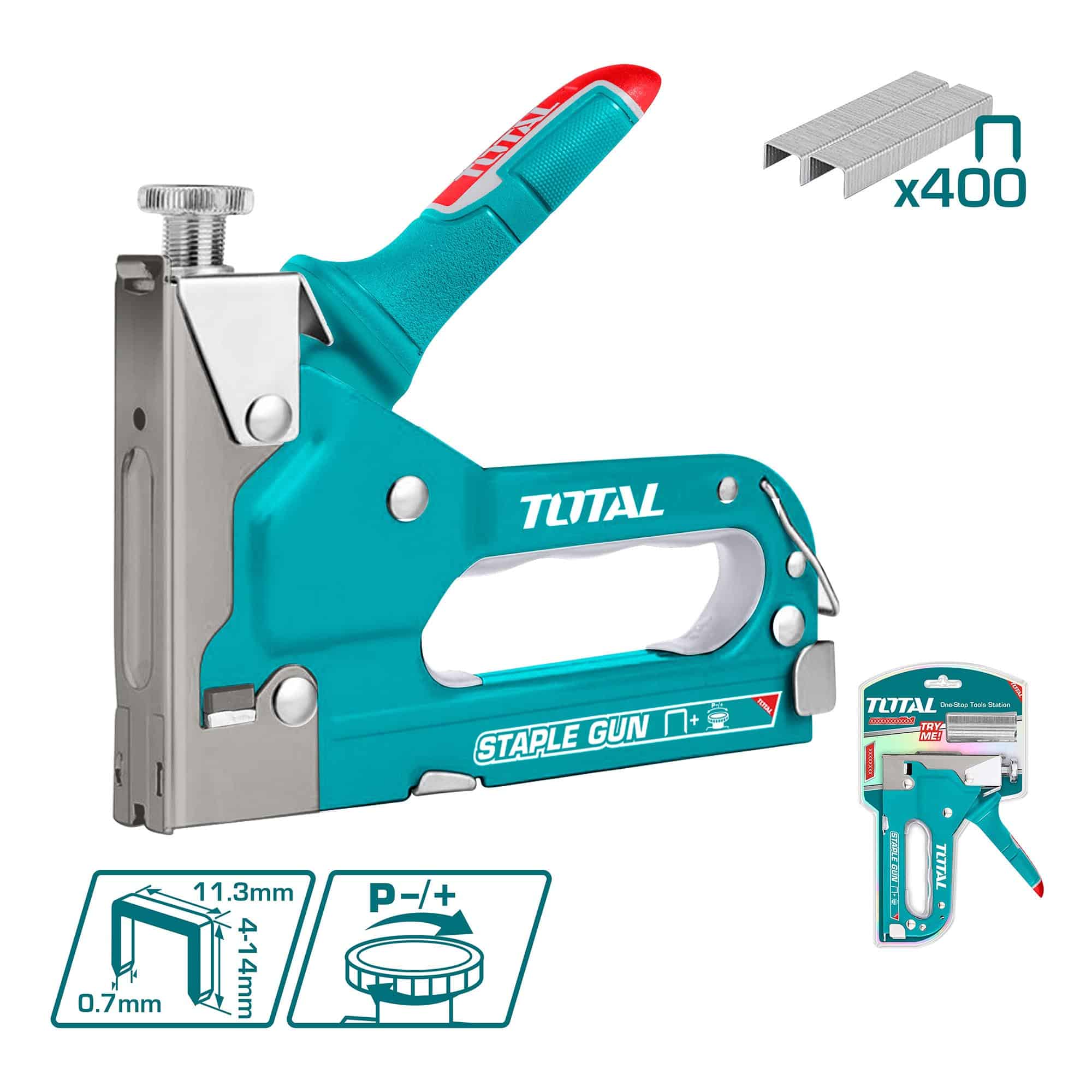 Grapadora Manual 4-14 mm Total