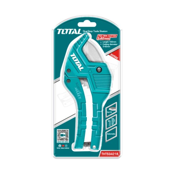 Cortador de Tubo PVC 3-42mm Total