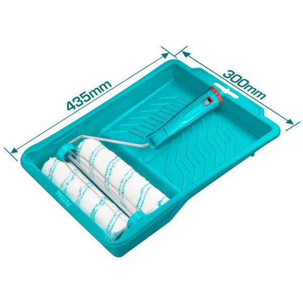 Rodillo 230mm 9″ set 4 en 1 para muros interiores Total
