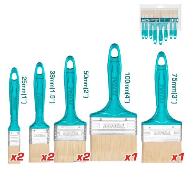 Juego Brochas 8 Piezas Total