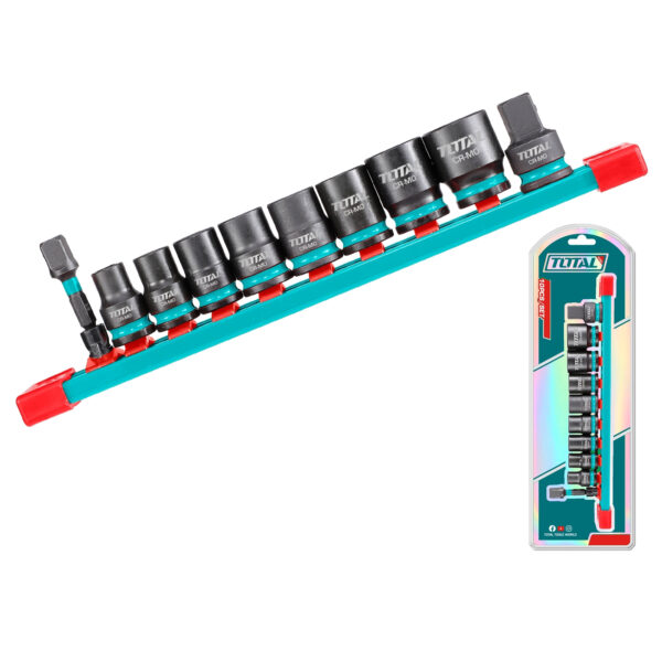 Juego Dados Impacto 10 piezas 3/8″dr. Total
