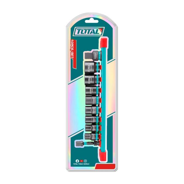 Juego Dados Impacto 10 piezas 3/8″dr. Total